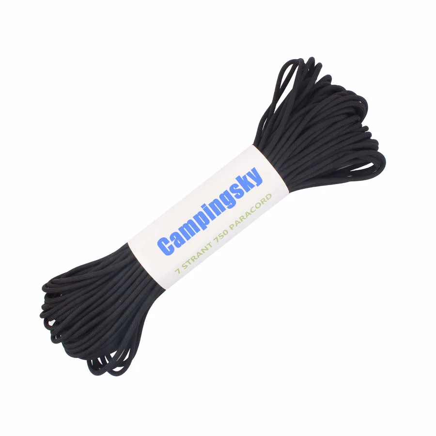 Campingsk 750LB Paracord المظلة الحبل الحبل حبل نوع 100Ft paracord 7 حبلا في الهواء الطلق تسلق التخييم بقاء المعدات Campingsk 750LB Paracord المظلة الحبل الحبل حبل نوع 100Ft paracord 7 حبلا في الهواء الطلق تسلق التخييم بقاء المعدات