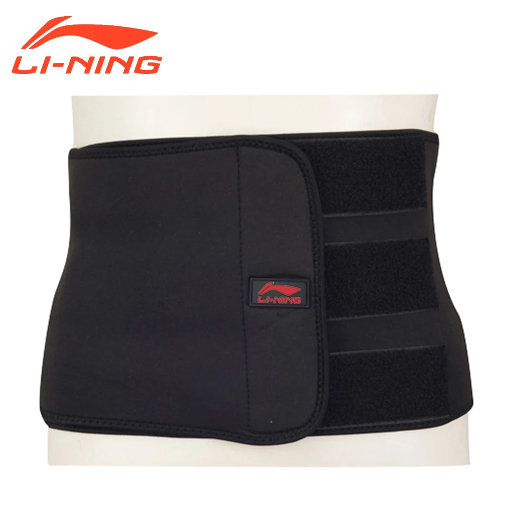 Li-Ning Adjustable Elastiac Waist Support Belt Lumbar Back Exercise Belts Brace Slimming Trainer ADEM008 | Спорт и развлечения