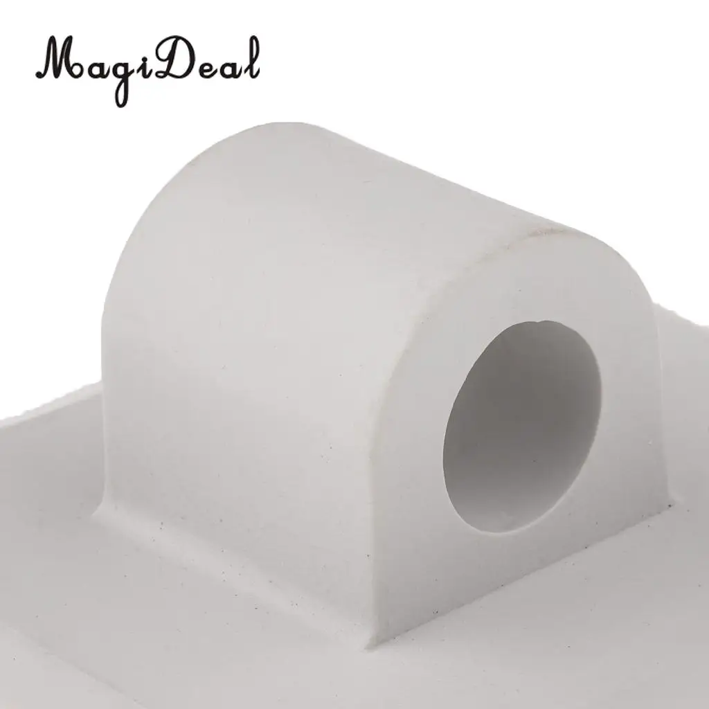 MagiDeal 2 Pieces Kayak Fishing Boat Engine Motor Mount Stand Holder Bracket Black/White