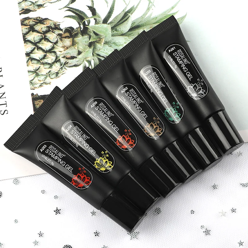 ROSALIND 8g Nail Gel Polish Manicure Stamping Plate Printing Gel UV