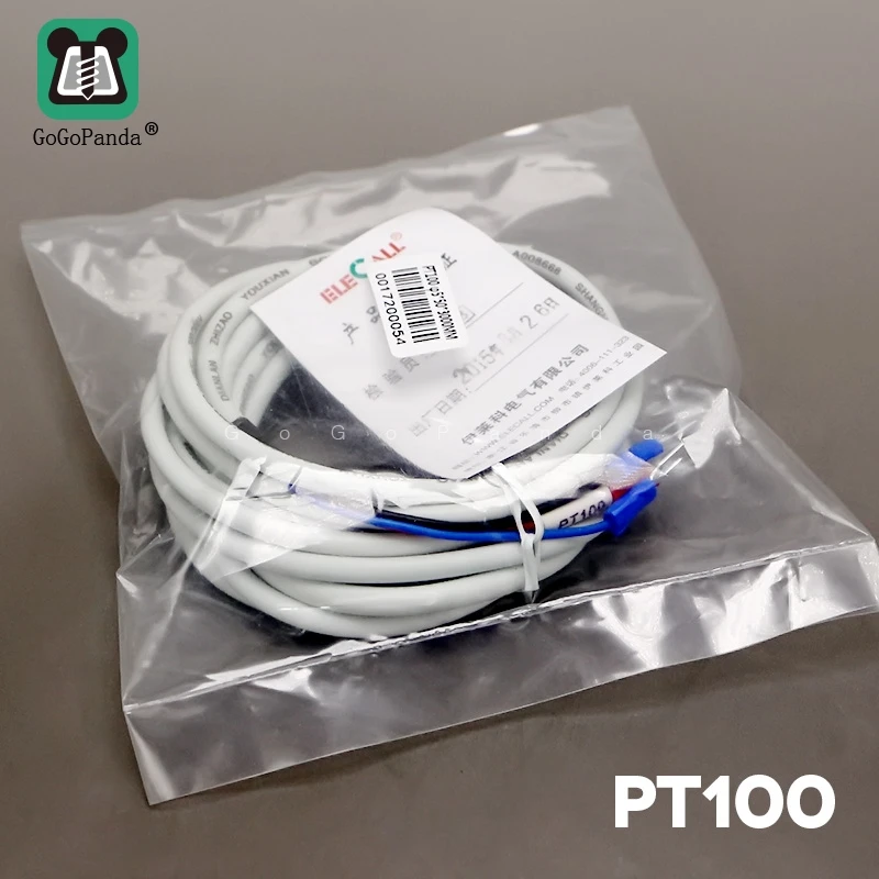 

Free Shipping PT100 Thermocouple Thermometer 5*50mm Temperature Control Sensors Stainless Steel Probe