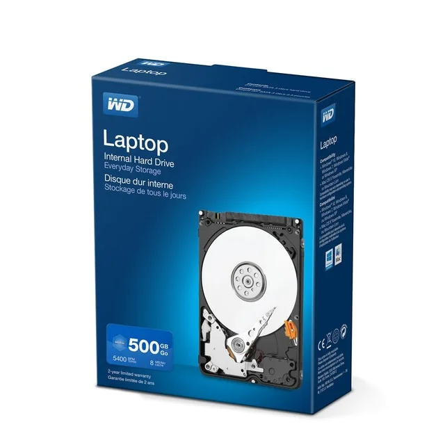 

Western Digital Laptop Everyday Disco duro de 2.5 "500 GB 5400 RPM Serial ATA II 8 MB