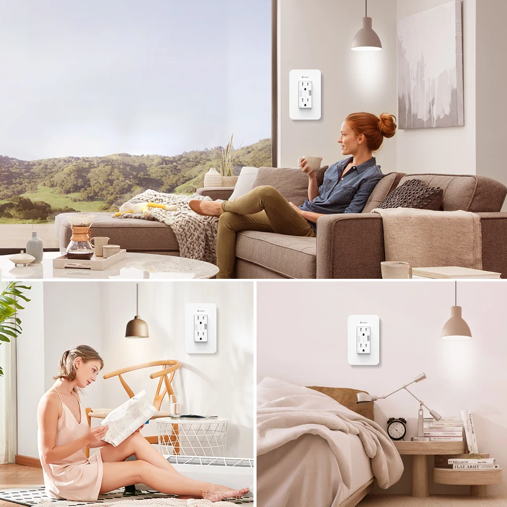 EMylo Wifi умный выключатель таймера с планкой голосовое управление защита от