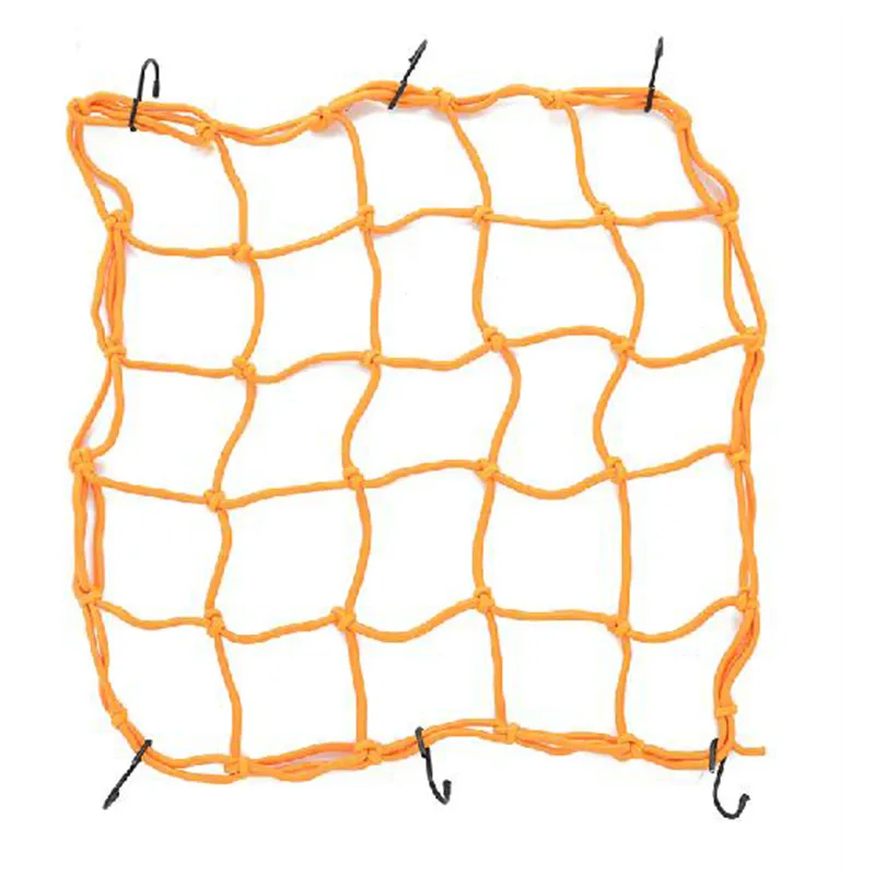 30*30 см мотоцикл велосипед 6 крючков держать вниз топливный бак багажная сеть Сеть банджи случайный цвет
