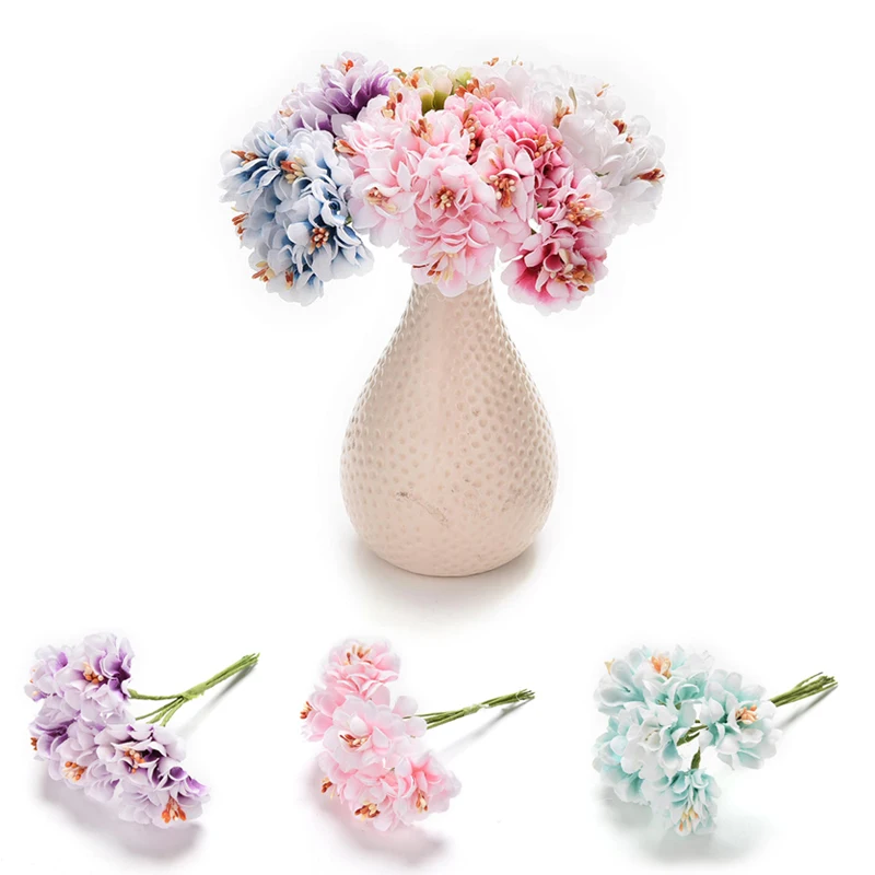 

6pcs /lot Cloth Flowers Artificial Flowers Simulation High Quality Chrysanthemum Tissue Hand Made Wedding Decoration 8A0617