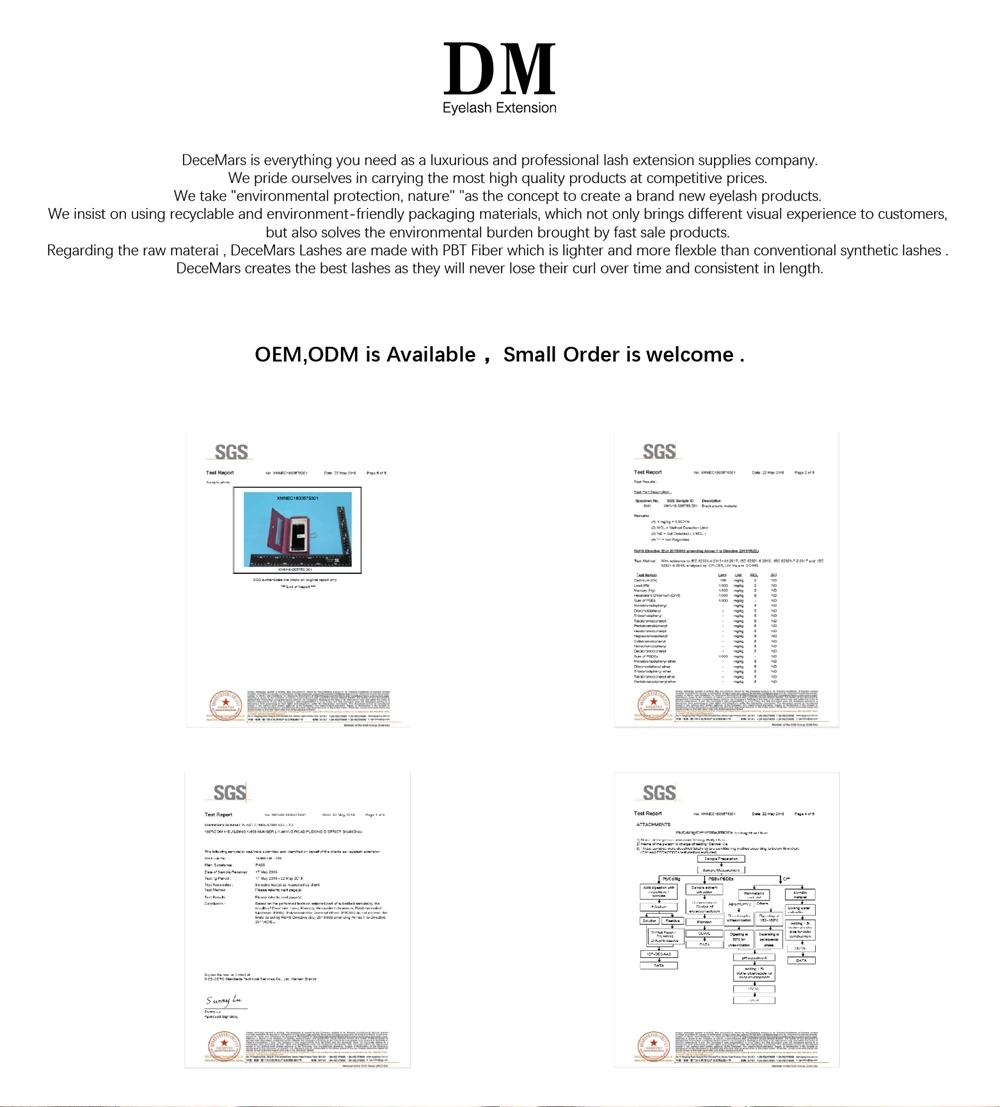 DeceMars 30 шт./лот синтетическая норка ресницы J B C D объем и удлинение ресниц поставки отдельные ресницы наращивание ресниц