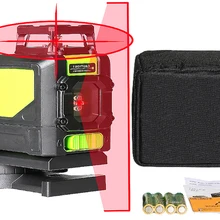 5 линий красный лазерный уровень самонивелирующийся 360 горизонтальный и вертикальный крест супер мощный 3D красный лазерный луч линии