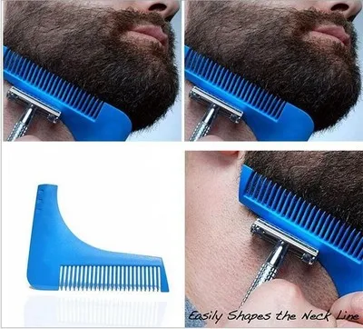 Высокое качество Душ салон усы Baard борода бритье для в форме усов стиль укладки Barba гребень уход за волосами детей кисточки инструмент