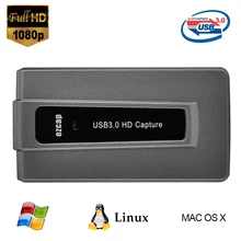 Ezcap287 USB 3,0 HD игровая запись в режиме реального времени 1080p 60fps подключи и играй для xbox One для PS4 для WII U