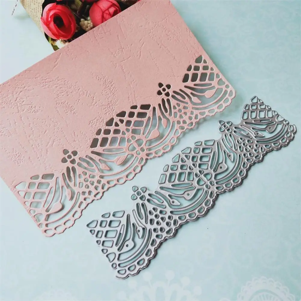 Scrapbook Greeting Card Decor Lace Hollow Frame Metal Cutting Dies Stencil Frame DIY Photo Album Decorative Embossing Template