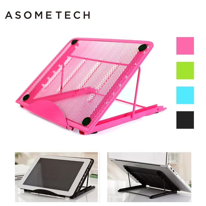 Tanie Regulowany Cooler stojak na tablet biurko uchwyt dokujący chłodzenie chłodnicy dla ipad pro Air 1 2 m ipad 2 3 huawei stojak na smartphone