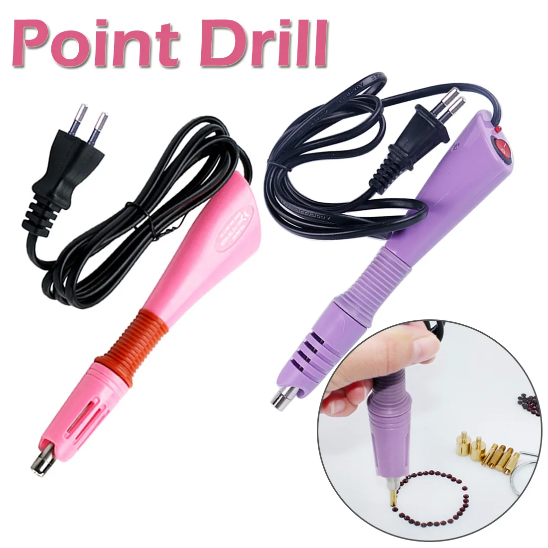 Fast Heated Iron-on Wand Heat-fix Tool Garment DIY Heat Gun Hotfix Applicator