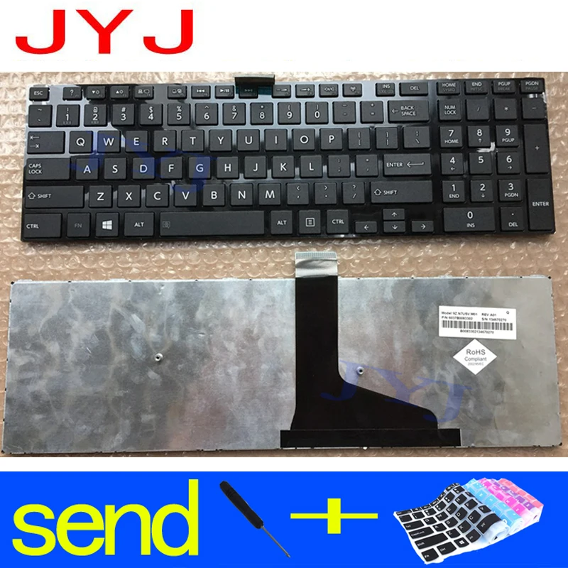 

NEW laptop Keyboard for Toshiba Satellite L50 L50-A L70 L75 C50 C50D C50-A S50 S55 C70 C75 Send a transparent protective film