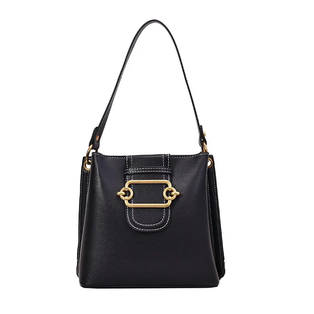 Женская Ретро сумка через плечо модная Лоскутная PU кожаная сумка-мессенджер роскошные сумки женские сумки дизайнерские сумки на плечо#20 - Цвет: Черный