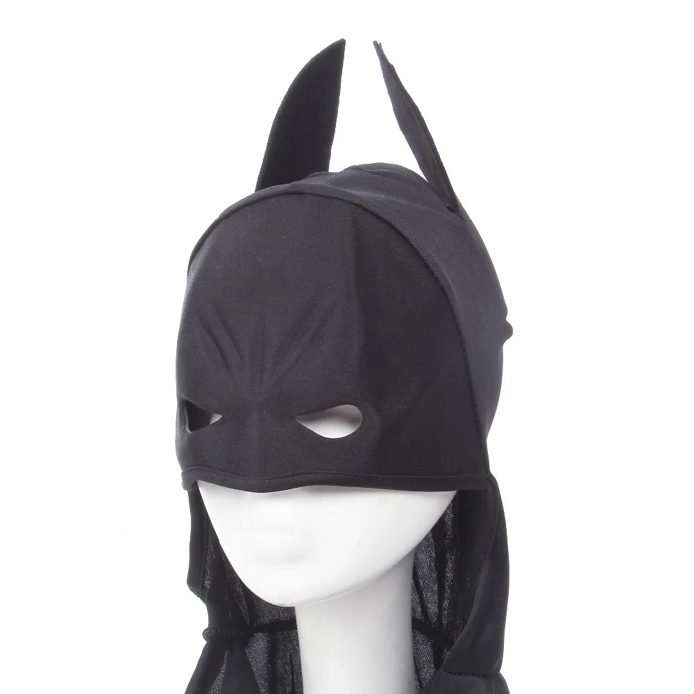 Новейший стиль Тёмный рыцарь супергерой Бэтмен- детский роскошный Хэллоуинский костюм