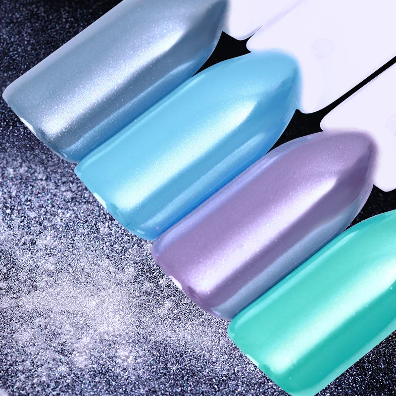 

1g Pearl Powder Mirror Matt Nail Pigment Glimmer Nail Art Dust Manicure Shimmer Powders