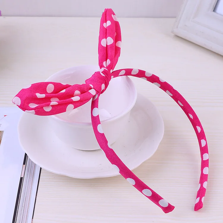 Fashion Children Plastic Headband Cute Big Bows Flower Spot Hairband Girls Lovely Hair Band Headwear Kids Gifts Hair Accessories best hair clips