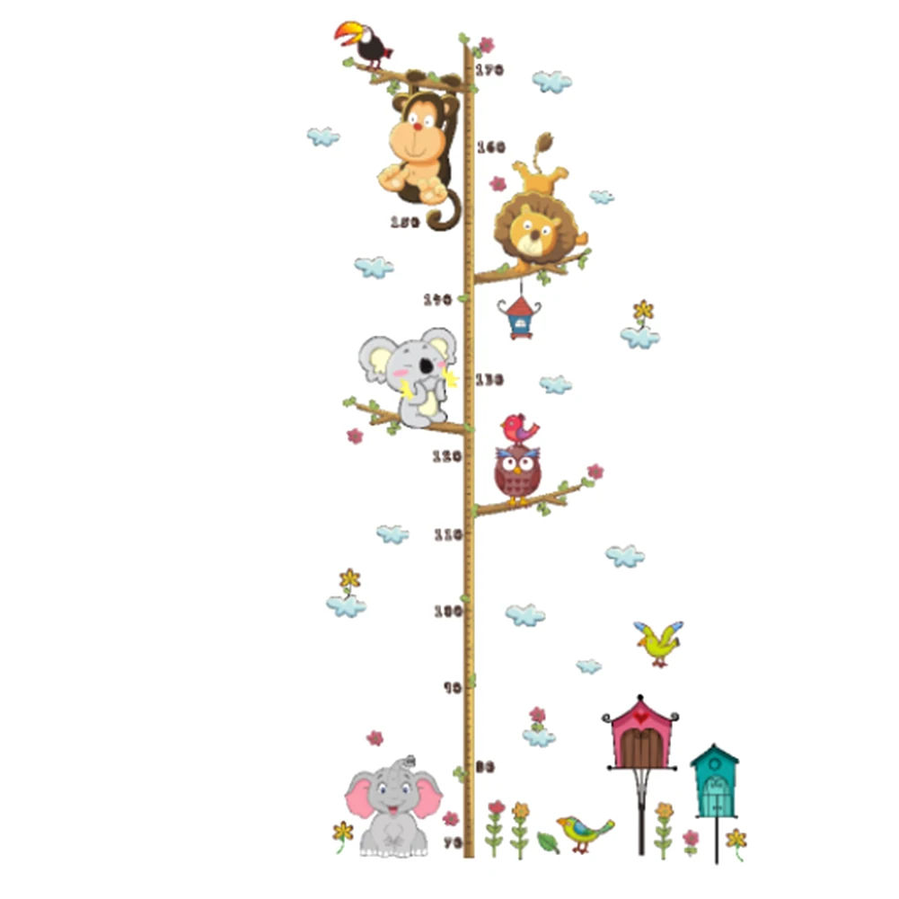 Cartoon Animals Wall Sticker For Kids Living Rooms Children Baby Nursery Wallpapers For Bedroom Decoracion Home Decor Cartoon Animals Wall Sticker For Kids Living Rooms Children Baby Nursery Wallpapers For Bedroom Decoracion Home Decor
