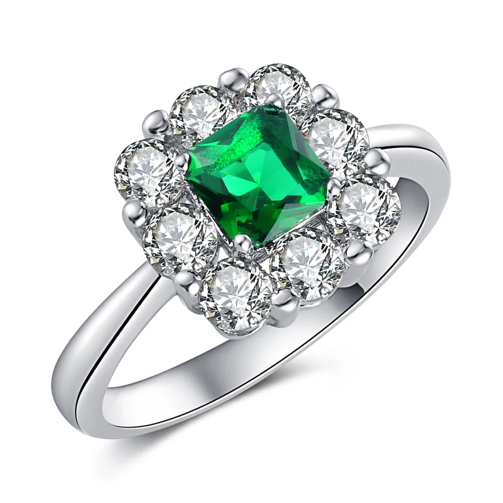 Bague Ringen, винтажное женское серебро 925, ювелирное изделие, изумруд, кольца, зеленый драгоценный камень, на свадьбу, юбилей, хорошее ювелирное изделие, кольцо,, подарки