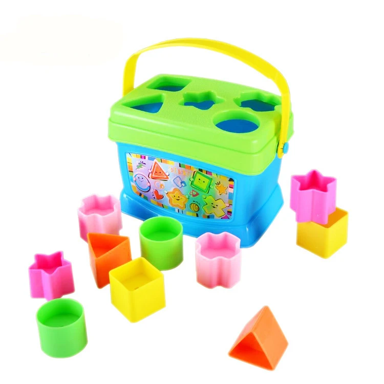 Blocos do Bebê Brinquedos para Bebe Educativos para Bebês Brinquedos da Criança Brinquedos Rosa Azul Meses Aprendendo Oyuncak 6-36 6 High Quality Brinquedos e hobbies