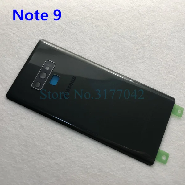 Задняя крышка аккумулятора samsung note8 note9 для samsung Galaxy Note 8 N950 SM-N950F N950FD Note 9 N960 SM-N960F задняя крышка из стекла - Цвет: Note 9 gray