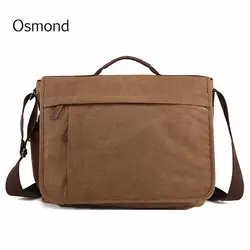 2018 бренд большой емкости холст мужской портфель бизнес сумка для ноутбука винтажная сумка через плечо сумка для мужчин сумки-мессенджеры