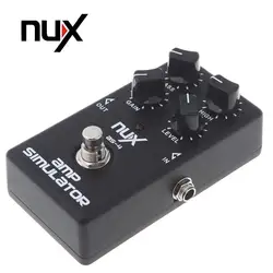 NUX AS-4 усилитель симулятор гитары электрическая педаль эффектов True Bypass черный