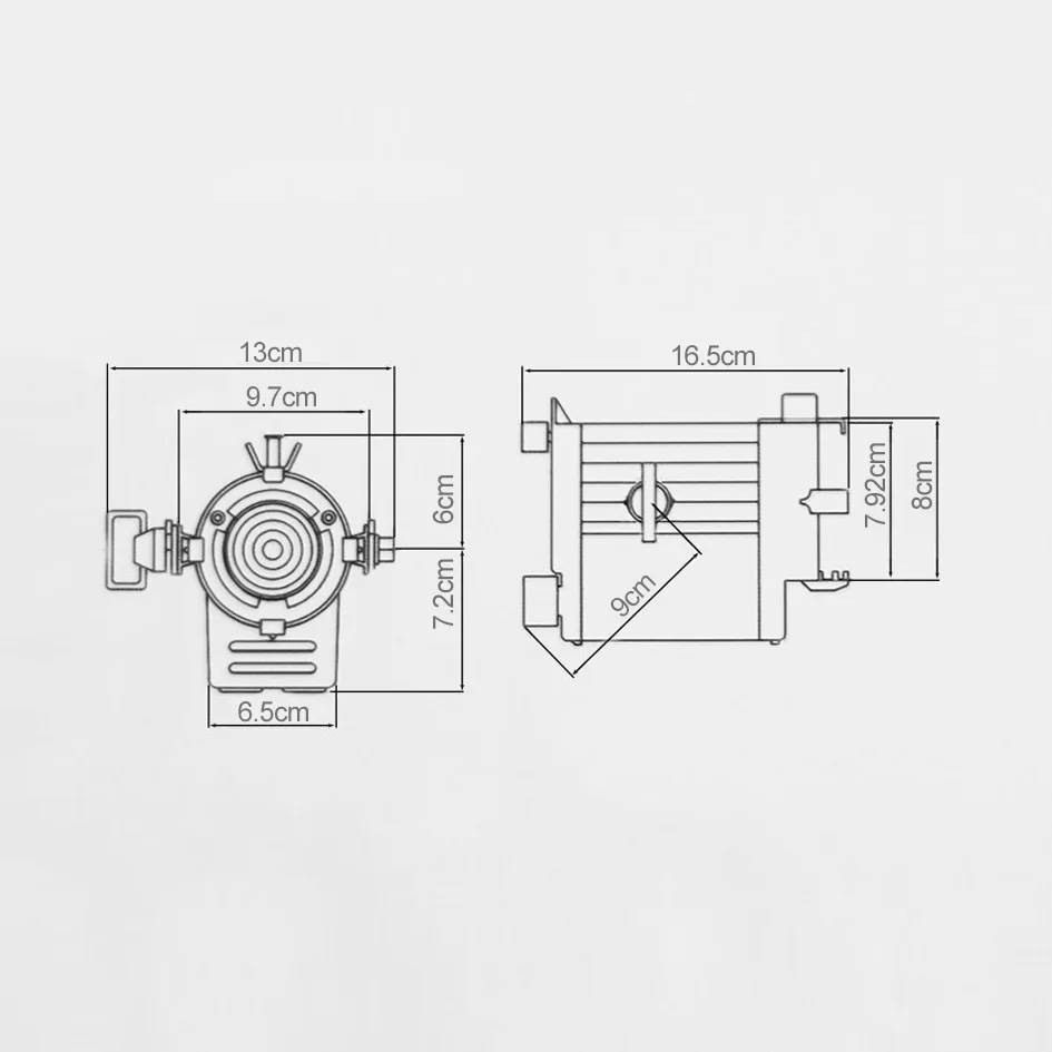 Alumotech As Arri 150 Вт вольфрамовый светильник Френеля+ лампа+ шторка для фотостудии лампа для видеокамеры