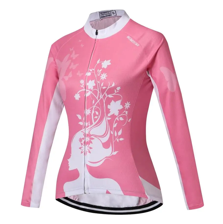 Женские майки для велоспорта с длинным рукавом, Женский Топ для горного велосипеда, спортивная одежда, велосипедная рубашка, одежда для велоспорта, Ropa Ciclismo Maillot - Цвет: 13