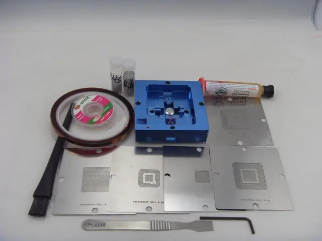 Бесплатная доставка BGA reball station 80 мм с трафаретами для xbox360 CPU GPU CACHE PS3 CXR714120