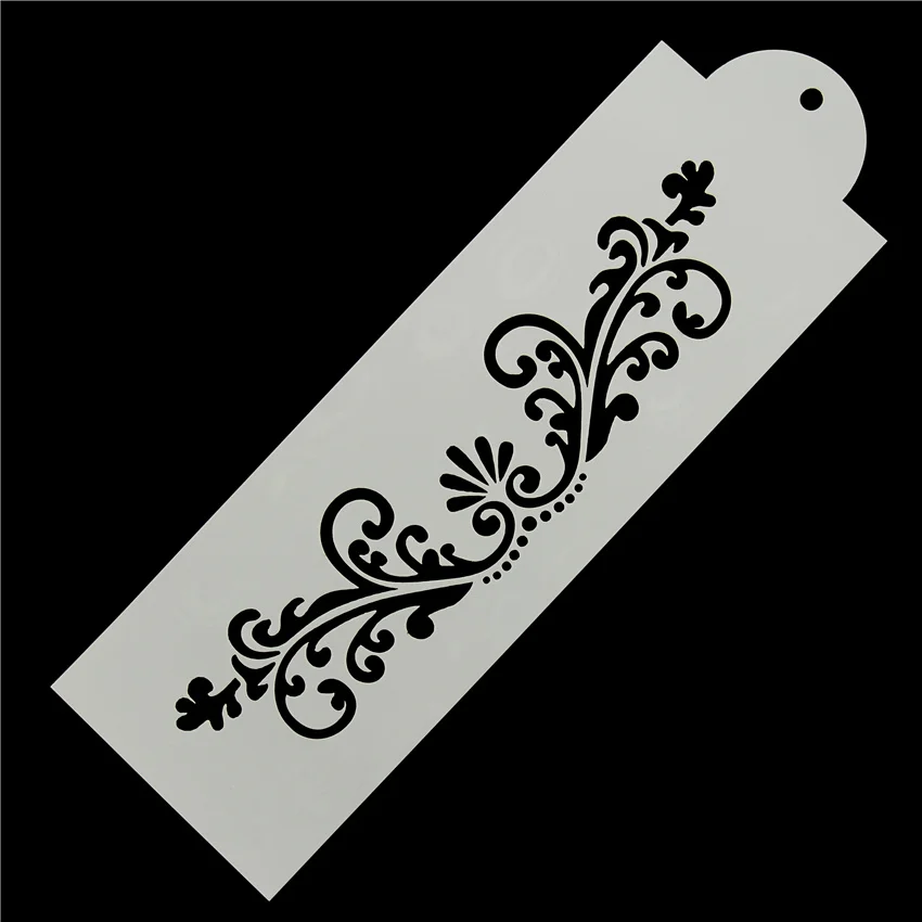 Cake Stencil Decorative Flower Vine Cupcake Stencil Cake Mould