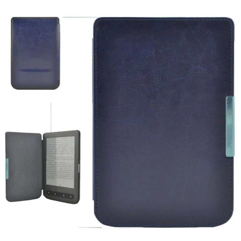 Кожаный чехол для планшета ZGPAX подставка Pocketbook 614 624 626 640 6 дюймов eReader Folio Flip Crazy Horse