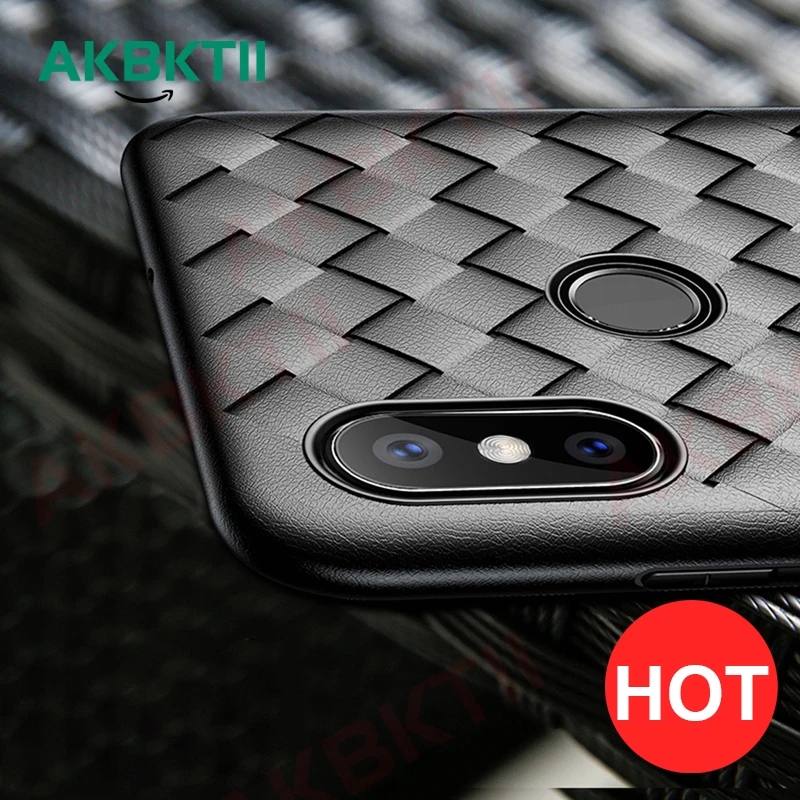 AKBKTII for xiaomi redmi 7 note case Super soft Grid Weaving Slim Protective celular 4X 6a 6Pro 5A 5Plus | Мобильные телефоны и