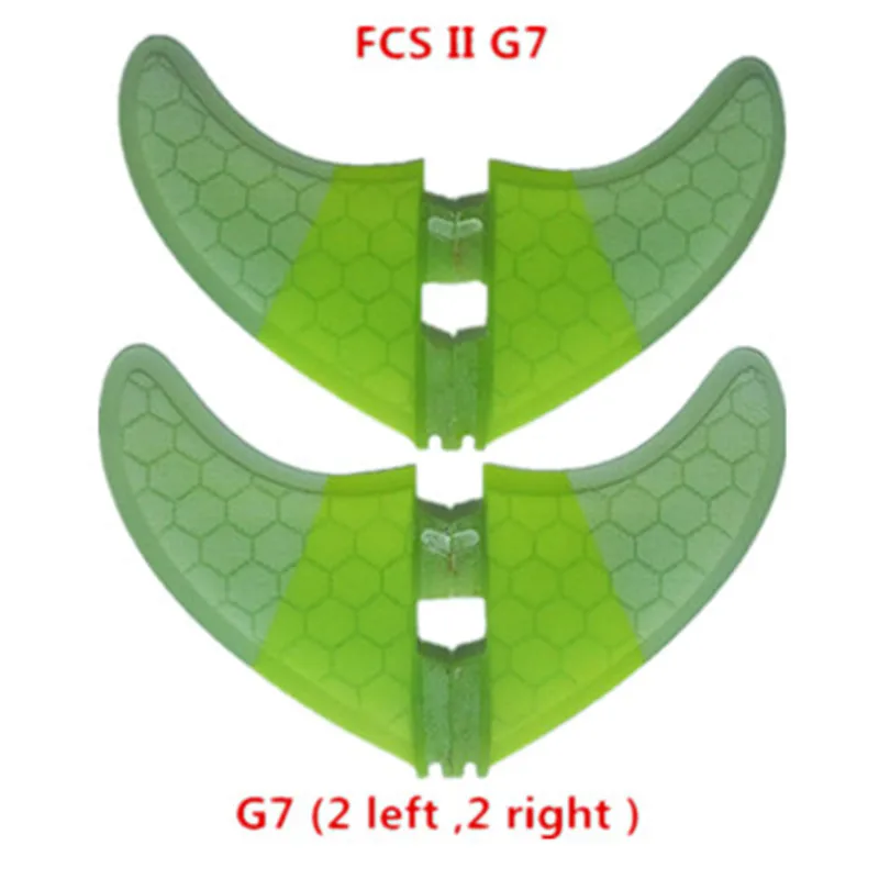 Srfda Размер 2 шт. G7+ 2 шт. GL quad плавники 4 шт./лот Высокое качество Для Серфинга Будущем FCS II плавники с стекловолокна мед гребень материал