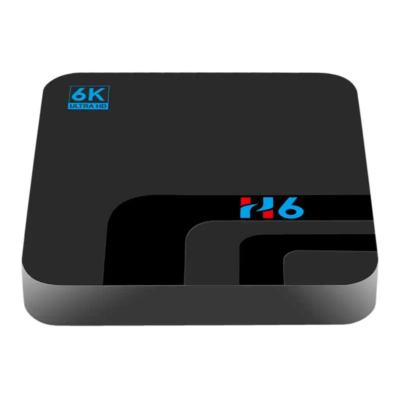 H6 Smart TV Box 1080P HDMI AV Quad Core 64bits Android 8.1/9.0 4G DDR3 32G EMMC ROM Set Top Box Wifi media player TV Receiver