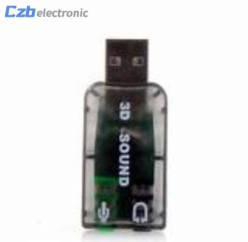 Чипсет CM108 с USB 2 0 на 3D звуковую карту АДАПТЕР ВИРТУАЛЬНОЙ звуковой карты 5 1
