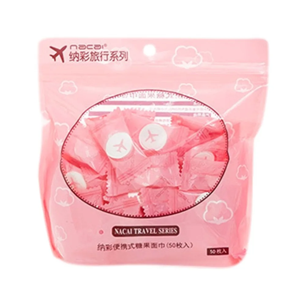 

50Pcs Outdoor Travel Portable Compressed Face Towel Disposable Magic Towel Tablet Capsules Cloth Wipes Paper Tissue Mask