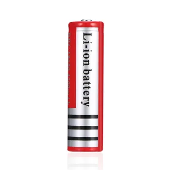 

18650 Batteries 2pcs 3.7V 4200mAh Li-ion Rechargeable BRC Battery Lithium Batteria Red Wholesale Digital for LED Torch Flashligh