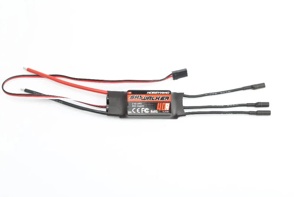 Hobbywing Skywalker 12A/20A/30A/40A/50A/60A/80A бесщеточный ESC Регулятор скорости с UBEC для RC вертолета