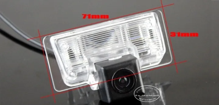 Liislee For Nissan Rogue 2008~2012 - Reverse Back Up Camera  Parking Camera  HD CCD RCA NTST PAL  License Plate Light OEMsize