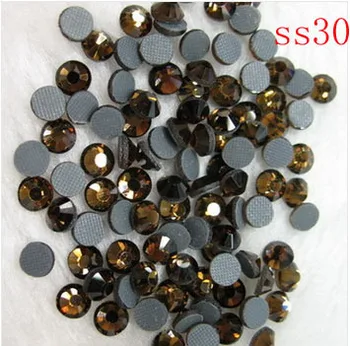 

(4.6-4.8mm) .40gross/5760pcs ss30 high quality machine cut dmc hot fix flat back rhinestones motif design arts supplies