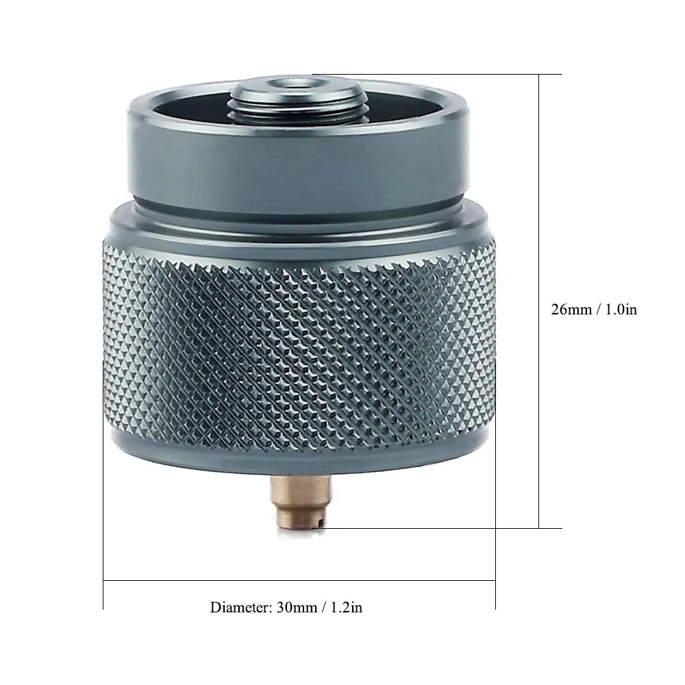 1Л Открытый Кемпинг пропан небольшой вход преобразования адаптер кемпинг газовый переходник для газовой плиты клапан LPG канистра адаптер EN417