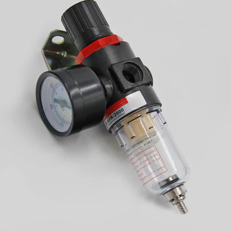 

Pressure Air filter Regulator Compressor Meter gauge 30-120PSI 130PSI Moisture Trap Indicator Control Practical