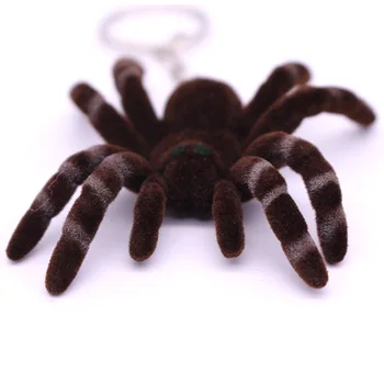 

Funny Keychain Spiders Animal Keys Accesorias Pendant for Key Cartoon Key Chain Breloczek Llaveros Mujer Sleutelhangers Trinket