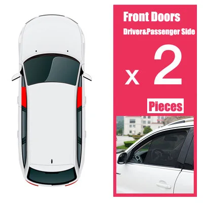 6Pcs Windows Sunshade UV Protection Mesh Block Visor Fit For Honda Odyssey