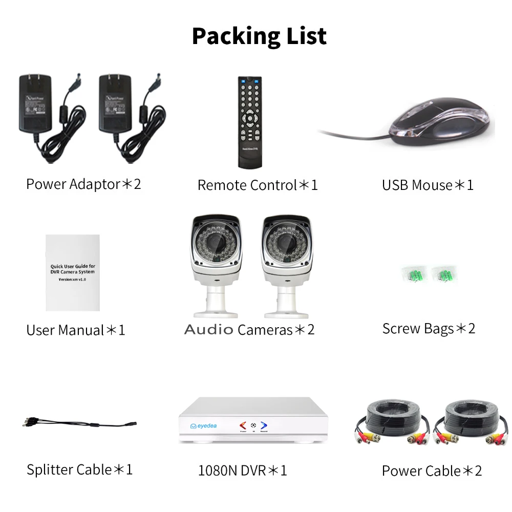 DEFEWAY-4CH-1080N-HDMI-DVR-5500TVL-1080-HD-Indoor-Security-Audio-Camera-System-4-Channel-CCTV-Surveillance