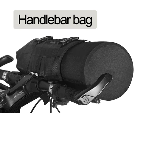 NEWBOLER велосипедная сумка, водонепроницаемая велосипедная сумка для путешествий, сумка для седла, велосипедная сумка, Передняя верхняя труба, сумка на руль велосипеда, опция - Цвет: one Handlebar bag