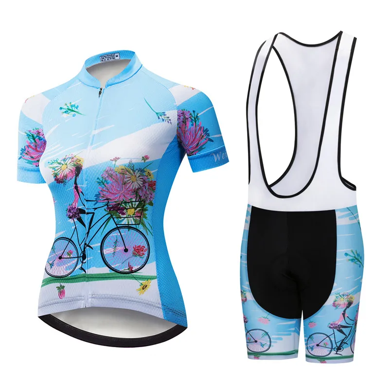 Weimostar Велоспорт Джерси наборы для женщин MTB Велоспорт костюм воздухопроницаемая одежда для катания на велосипеде быстросохнущая велосипедная одежда Pro велосипедная одежда - Цвет: Model 19
