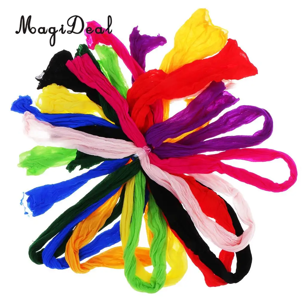 10Pcs Mixed Colors Nylon Floral Stocking Flower Making Accessory Handmade Diy Crafts