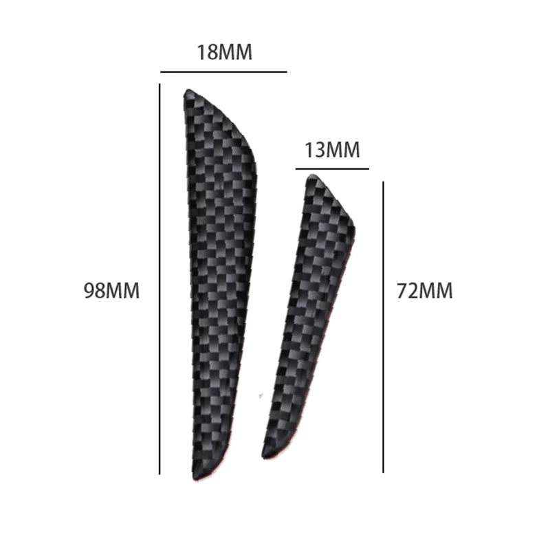 Car Door Edge Guards Car Door Protector Car Door Anti Collision Strip Car Door Edge Protector 4PCS Car Door Guard Carbon Protector Strips Edge Guards Trim Molding Protection Strip Tuning Universal Styling Rubber Silane